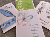 Sympathy Cards for loss of family and friends, a memory is a keepsake