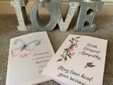 Sympathy Cards for loss of family and friends, may time heal your sorrow