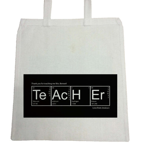 TG08 - Periodic Table Canvas Bag for Life