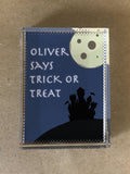 Full Moon Trick or Treat Personalised Halloween Crystal Block with Box