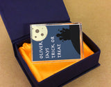 Full Moon Trick or Treat Personalised Halloween Crystal Block with Box