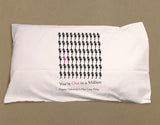 VA02 - You're One in a Million Love Valentine's Personalised White Pillow Case