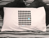 VA02 - You're One in a Million Love Valentine's Personalised White Pillow Case