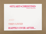 VA03 - They Lived Happily Ever After Personalised Print.