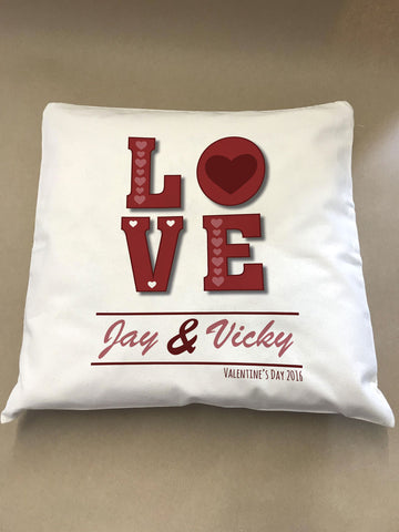 Valentine's Love You Cushion Cover