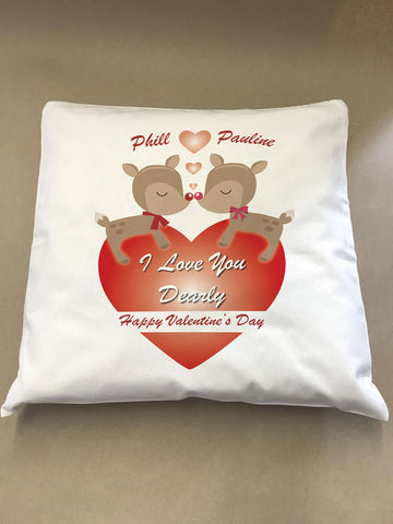 Love You Dearly Valentine's Cushion Cover