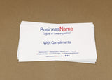 WBP02 - Two Tone Branded Customisable Compliment Slips from £22.00+VAT