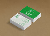 WBP04 - Triangular Accent Branded Customisable Business Cards from £20.00+VAT