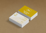 WBP04 - Triangular Accent Branded Customisable Business Cards from £20.00+VAT