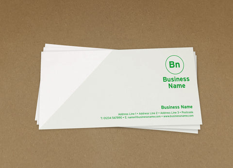 WBP04 - Triangular Accent Branded Customisable Compliment Slips from £22.00+VAT
