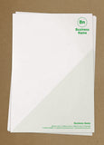 WBP04 - Triangular Accent Branded Customisable Letterheads from £25.00+VAT