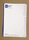 WBP05 - Vertical Accent Branded Customisable Letterheads from £25.00+VAT