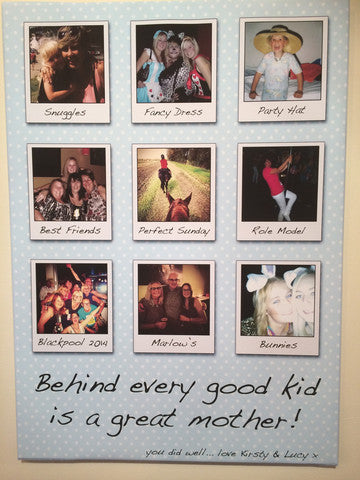 MD01 - Behind Every Good Kid Personalised Canvas