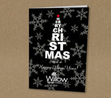 Christmas Cards for Business or Family with Personalised Message, Name or Logo