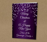 Christmas Cards for Business or Family with Personal Message and Company Logo