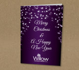 Christmas Cards for Business or Family with Personal Message and Company Logo