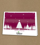 Christmas Cards for Business & Home, Christmas Trees, Stars & Personal Message