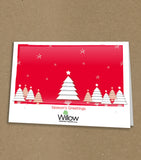 Christmas Cards for Business & Home, Christmas Trees, Stars & Personal Message