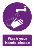 Wash Your Hands Safety Poster for Businesses
