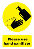 Use Hand Sanitiser Safety Poster for Businesses and Schools