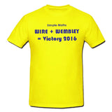 WW10 - Simple Maths = Wire Wembley 2016 Yellow Vest, example Warrington Wolves