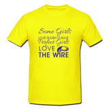 WW13-Some Girls Love Rugby League, Perfect Girls Love The Wire (Warrington Wolves)Hooded Top