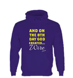 WW15 - On The 8th Day God Made The Wire T-Shirt, example Warrington Wolves