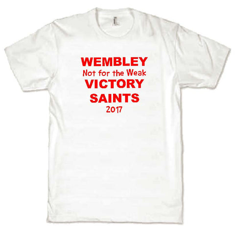 WWS06 - Wembley Not for the Weak Saints T-Shirt, example for St Helens RLFC - COYS