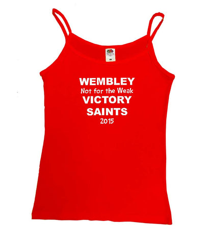 WWS06 - Wembley Not for the Weak Saints Vest, example for St Helens RLFC - COYS