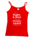 WWS09 - Rugby & Wine Victory T-Shirt, example for St Helens RLFC - COYS