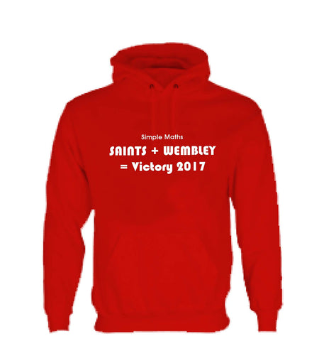 WWS10 - Simple Maths = Saints Hooded Top, example for St Helens RLFC - COYS