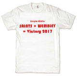 WWS10 - Simple Maths = Saints T-Shirt, example for St Helens RLFC - COYS