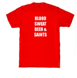 WWS11 - Blood, Sweat, Beer and Team T-Shirt, example St Helens RLFC - COYS