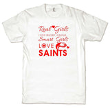 WWS14 -Real Girls Love Rugby League, Smart Girls Love Saints (St Helens RLFC) Hooded Top- COYS