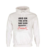 WWS15 - On The 8th Day God Made Saints Hooded Top, example for St Helens RLFC - COYS