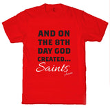 WWS15 - On The 8th Day God Made Saints Hooded Top, example for St Helens RLFC - COYS