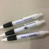 Personalised Leavers Pens for Schools, Colleges & Universities with Logo and Year