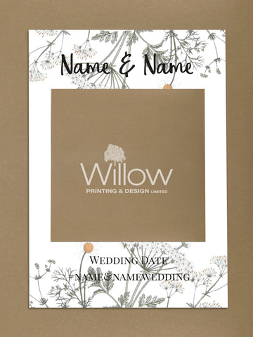 WD11 - Personalised Floral Social Media Frame