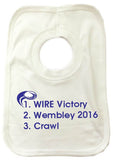 WW01 - Wire Victory (Warrington Wolves), Wembley (Any Venue or Year) Personalised Baby Vest