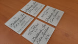 Personalised Garden Family Range of Glass Chopping Boards, Placemats and Coasters