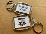 Personalised Leavers Keyrings for Schools, Colleges & Universities with Logo and Year