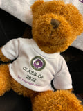 Personalised Leavers Teddy Bear for Schools, Colleges & Universities with Logo and Year