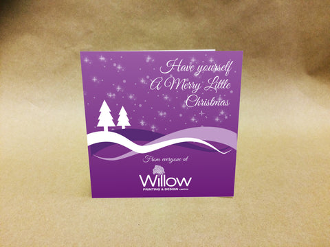 Christmas Cards for Business with Logo, Company Name & Personal Message Added